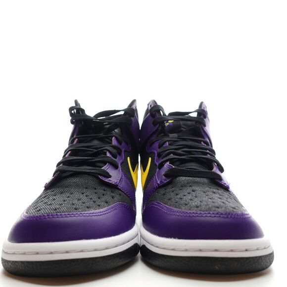 Nike Dunk High Premium EMB Lakers Black Purple Mens Size 11.5 DH0642-001 main image 5